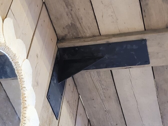 Metall Regalhalter – schwarz 30 x 40 cm – pro Stück