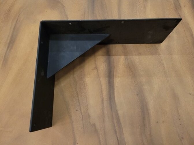 Metall Regalhalter – schwarz 30 x 40 cm – pro Stück
