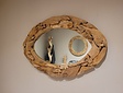 Spiegel rustikal oval 80 x 120 cm