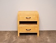 Badezimmerschrank aus Holz 80x45x85 cm – naturbelassen