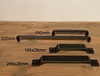 Badezimmerschrank aus Holz 80x45x85 cm – naturbelassen