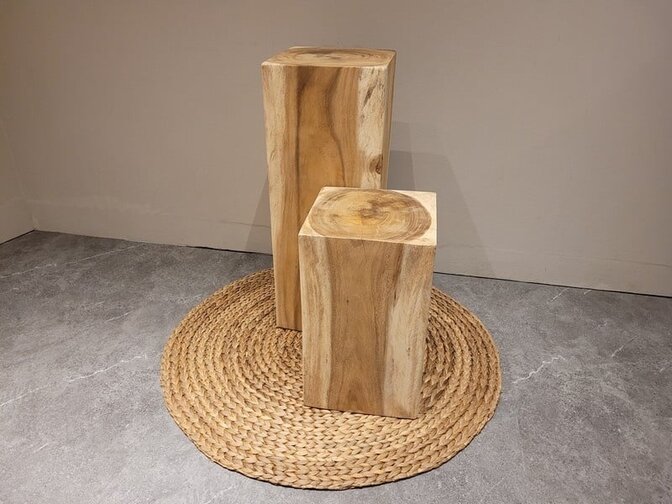 Suar Holzblock 3 30x30x50cm