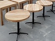 Teak-Tischplatte 80 cm rund – Napoli