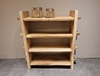 Suarholz-Bücherregal 110x110x40cm