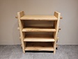 Suarholz-Bücherregal 110x110x40cm