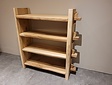 Suarholz-Bücherregal 110x110x40cm