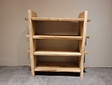 Suarholz-Bücherregal 110x110x40cm