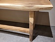 Baumstamm-Bank mit Rückenlehne 240 cm