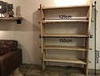 Suarholz-Bücherregal 155x200x40cm