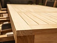 Teak-Gartentisch Verona 300 + 8 Gartenstühle Torino hori