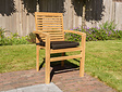 Teak-Gartentisch Verona 300 + 8 Gartenstühle Torino hori