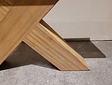 Couchtischgestell X-Form –Holz 7 x 7 cm  pro Stück