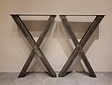 Baumstamm-Stehtischgestell X – pro Set