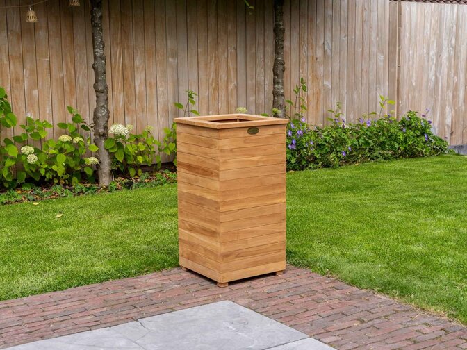 Teak-Pflanzkübel 40 x 40 x 80 cm