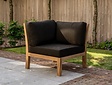 Teak Lounge-Eckmodul New Ibiza 86x86cm