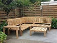 Teak-Loungebankmodul New Ibiza 130 cm