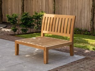 Teak Loungebankmodul New Ibiza 90 cm