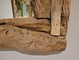 Spiegel, Teak rustikal 70 x 70 cm