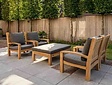 5 Personen Teak Loungeset Modena
