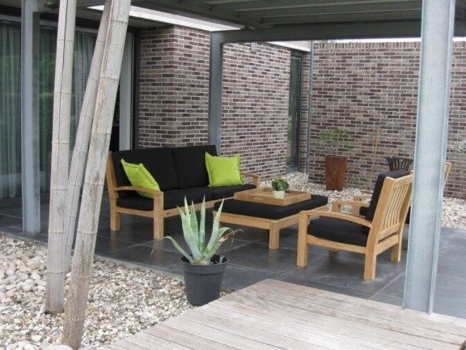 5 Personen Teak Loungeset Modena