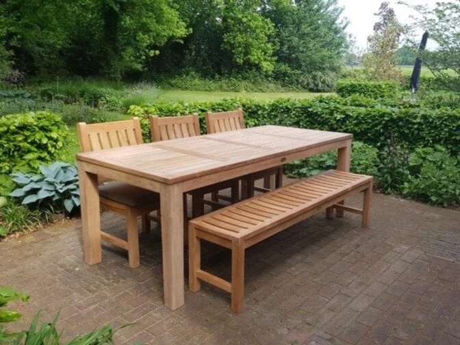Teakholz Gartentisch Verona 215cm