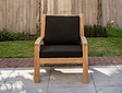 Polster für Modena Lounge-Sessel – Schwarz