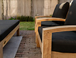 Polster für Modena Lounge-Sessel – Schwarz