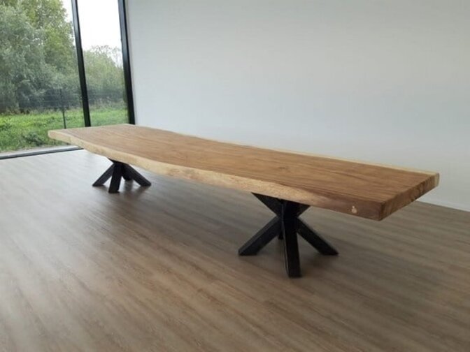 Doppel-X-Tischgestell – rustikal 85 cm