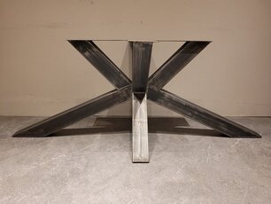 Großes X-Tischgestell 75x180 – rustikal – Matrix