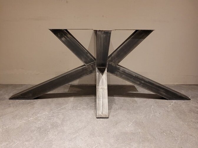 Großes X-Tischgestell 75x180 – rustikal – Matrix