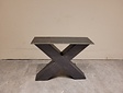Metallfuß X Couchtisch – rustikal (pro Set)