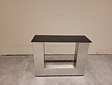 Couchtischgestell U-Form aus Metall – Edelstahl (pro Set)