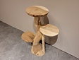 Etagere aus Suar-Holz 60 cm