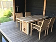 Suar-Baumstamm-Tisch 160 cm