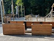 Teakholz-Pflanzkübel 40 x 150 x 80 cm