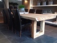 Tischbeine U Form aus Holz (pro Satz)