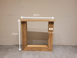 Tischbeine U Form aus Holz (pro Satz)