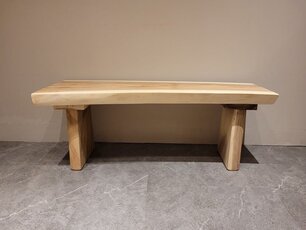 2-Personen-Baumstamm-Sitzbank 120 cm
