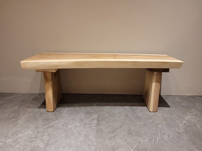 2-Personen-Baumstamm-Sitzbank 120 cm