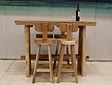 Baumstamm-Stehtisch 150 cm