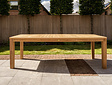 Ovaler Gartentisch Ancona Teak 240 cm