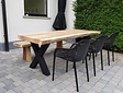 Suar-Baumstamm-Tisch 220 cm