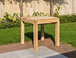 Quadratischer Gartentisch Napoli 80x80x77cm