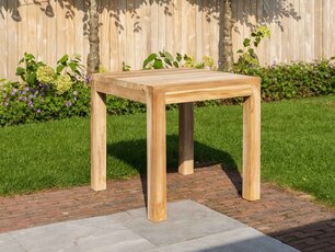 Quadratischer Gartentisch Napoli 80x80x77cm