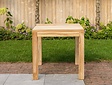 Quadratischer Gartentisch Napoli 80x80x77cm