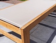 Trento Teakholz-Liege mit Batyline Taupe