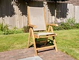 Genova Teakholz-Gartenstuhl Batyline Taupe
