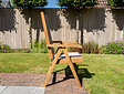 Genova Teakholz-Gartenstuhl Batyline Taupe
