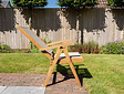 Genova Teakholz-Gartenstuhl Batyline Taupe