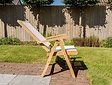 Genova Teakholz-Gartenstuhl Batyline Creme
